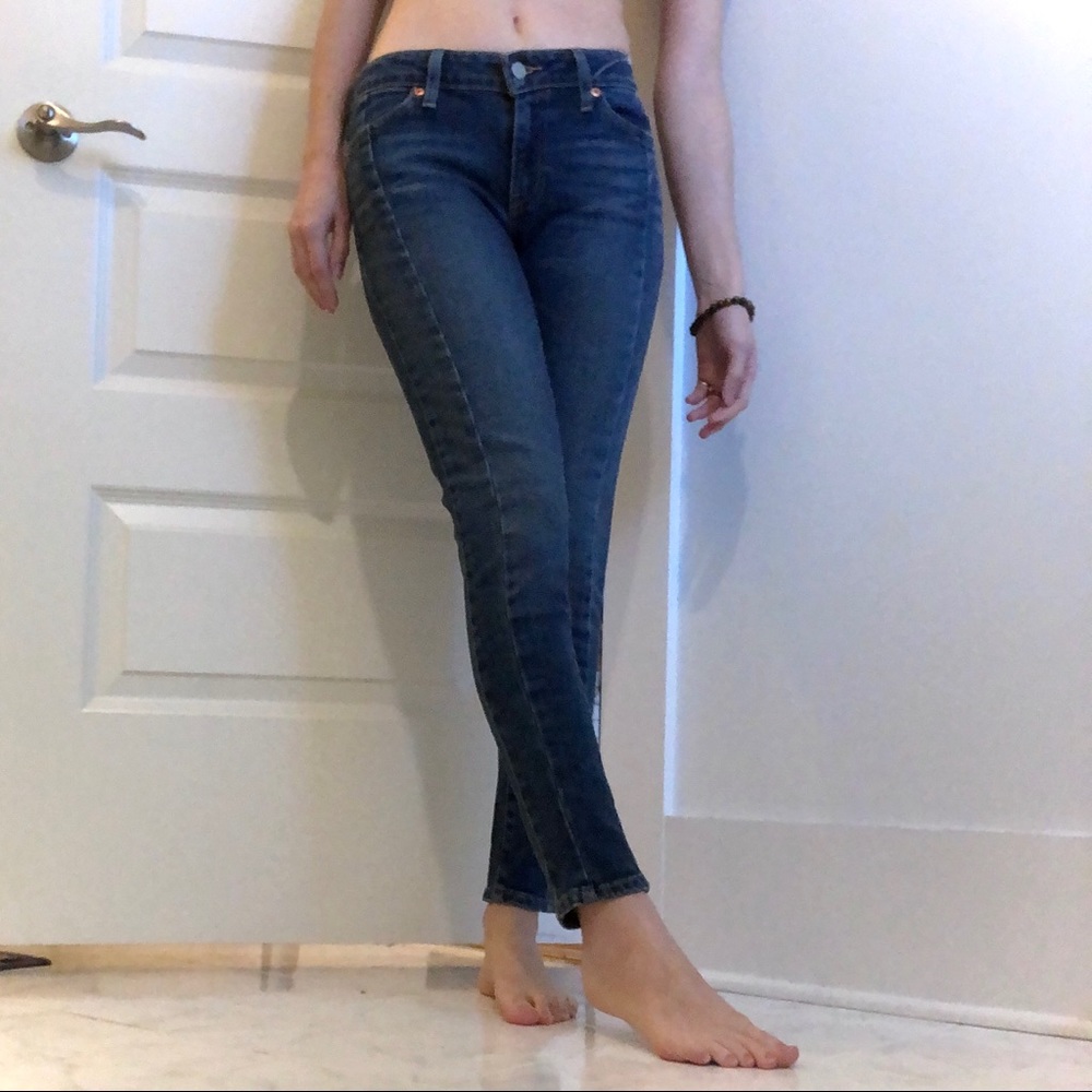 LOW WAIST LEVI STRAUSS BLUE JEANS XS/SMALL SIZE 26